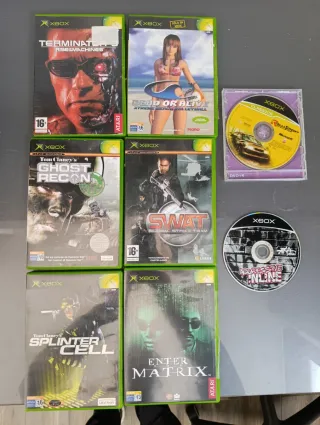 Consola Xbox Clásica Negra + 5 Juegos