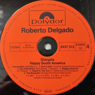 Vinilo Roberto Delgado Stargala - Happy South Amer