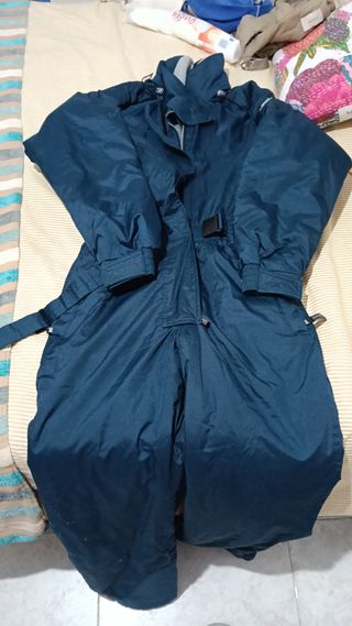 Mono de esquí azul mujer