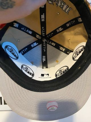 Cappello New Era Yankees Beige Cherub 56,8cm