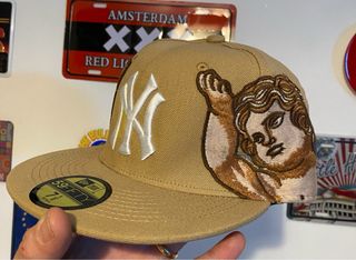 Cappello New Era Yankees Beige Cherub 56,8cm