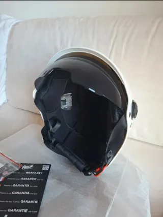 Casco Westt Blanco Patinete/Bici con Visor