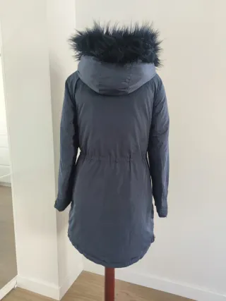 Abrigo reversible 2 en 1 - Azul marino y rosa