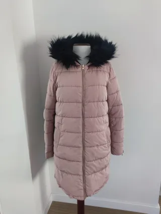 Abrigo reversible 2 en 1 - Azul marino y rosa