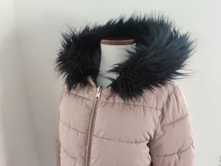 Abrigo reversible 2 en 1 - Azul marino y rosa