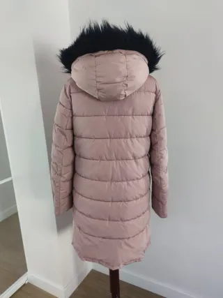 Abrigo reversible 2 en 1 - Azul marino y rosa