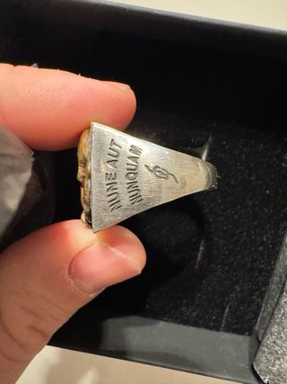 Anillo Plata Sello Calavera Skull PLATADEPALO