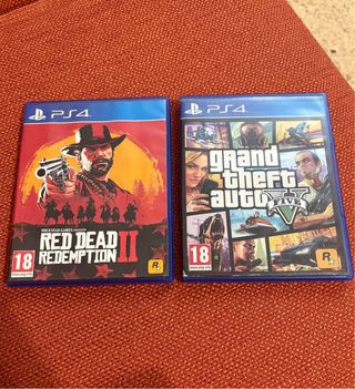 Juegos PS4: Red Dead Redemption 2 y GTA V