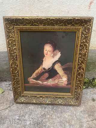 2 Cuadros Antiguos Dorados