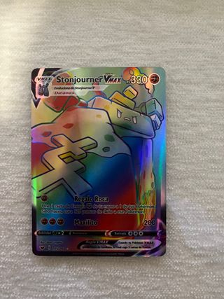 Carta Pokémon Stonjourner VMAX (SSH 205)