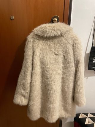 Pelliccia MARIKA Beige Taglia Unica