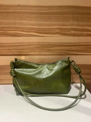 Bolso vintage verde oliva