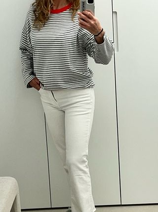 Jersey de punto suave a rayas