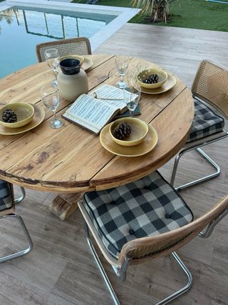 Antigua Mesa madera provenzal