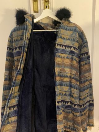 Abrigo de piel.