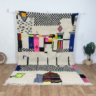 Alfombra Azilal 300x192 cm – Lana Natural Hecha