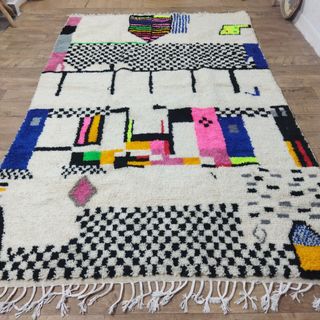 Alfombra Azilal 300x192 cm – Lana Natural Hecha