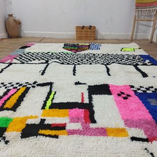 Alfombra Azilal 300x192 cm – Lana Natural Hecha