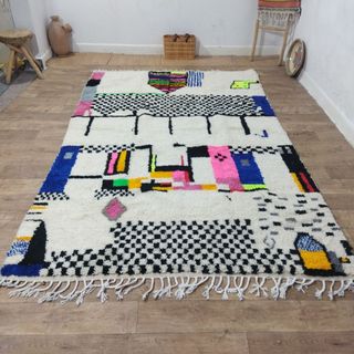 Alfombra Azilal 300x192 cm – Lana Natural Hecha