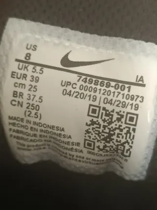 Zapatillas Nike MD runher 2 Talla 39