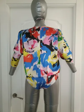 Blusa Estampada Multicolor Talla Única