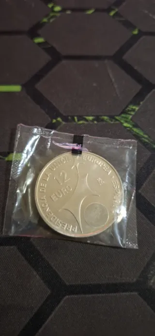 Moneda 12 Euro Presidencia Unión Europea