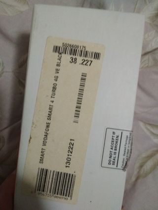 Vodafone Smart 4 turbo Negro Espacial