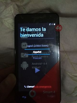 Vodafone Smart 4 turbo Negro Espacial