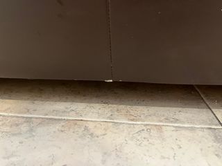 Sofá de Piel Ikea 3 Plazas Marrón chocolate.