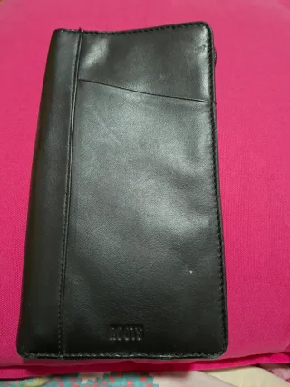 Cartera Tarjetero Portadocumentos Monedero de piel
