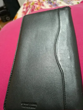 Cartera Tarjetero Portadocumentos Monedero de piel