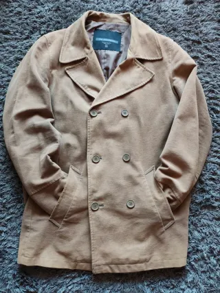 Chaqueta Vintage Doble Botonadura Marrón Talla 56