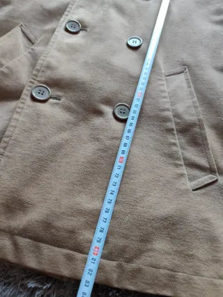 Chaqueta Vintage Doble Botonadura Marrón Talla 56