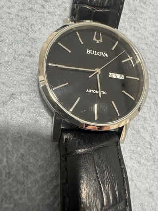 Reloj Bulova Clásico Negro Hombre