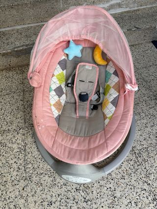 Mecedora Bioby Rosa Bebé 0-8 Meses