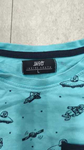 Camiseta Inside hombre azul