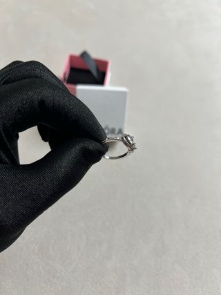 Anillo Pandora – Corazones Halo Brillante