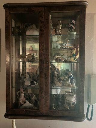 Vetrinetta legno fine '800