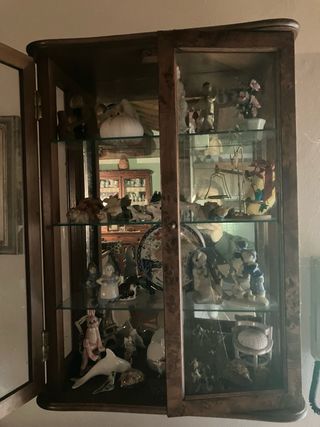 Vetrinetta legno fine '800