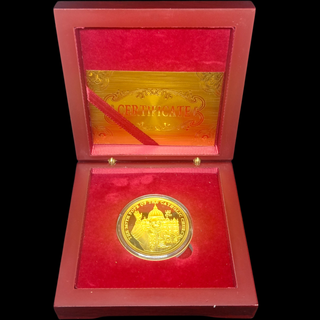 VATICANO MONEDA CONMEMORATIVA EN ESTUCHE DE MADERA
