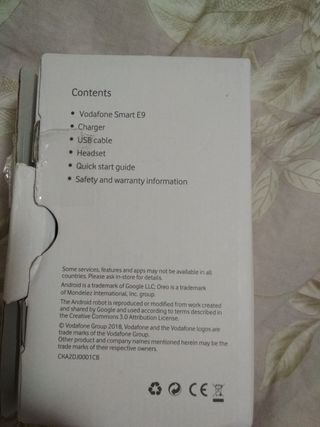 Vodafone Smart E9 16GB Negro 4G