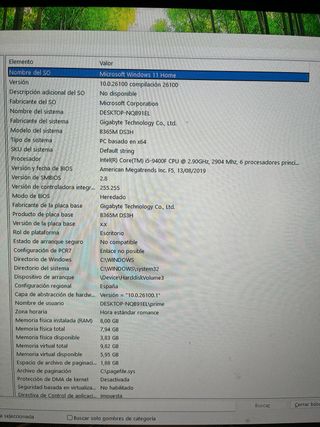 Torre PC AeroCool i5 9400F GTX1650 8GB 1.25TB