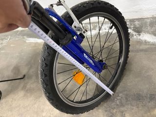 Bicicleta Infantil 24 Azul y Blanca