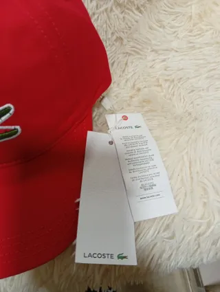 Gorra Lacoste Roja Original