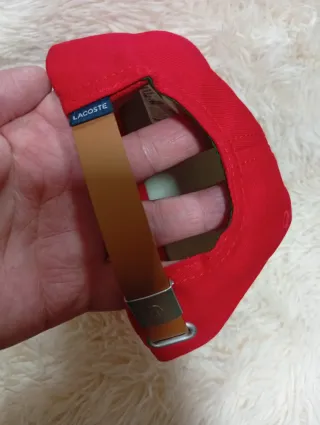 Gorra Lacoste Roja Original