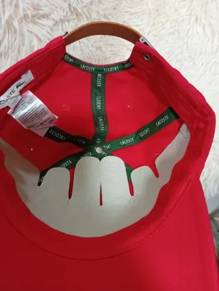 Gorra Lacoste Roja Original