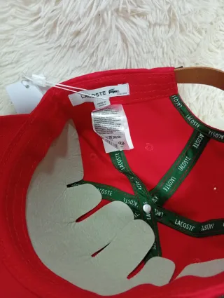 Gorra Lacoste Roja Original