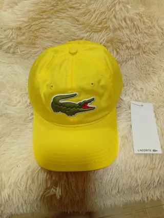 Gorra Lacoste Amarilla Original