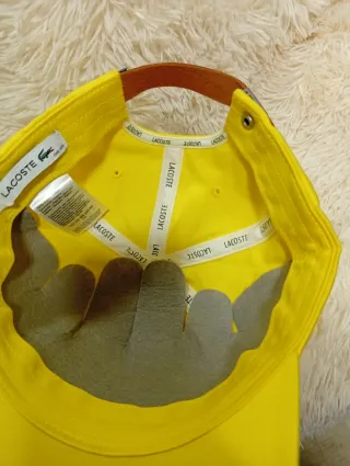 Gorra Lacoste Amarilla Original