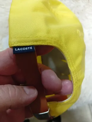 Gorra Lacoste Amarilla Original